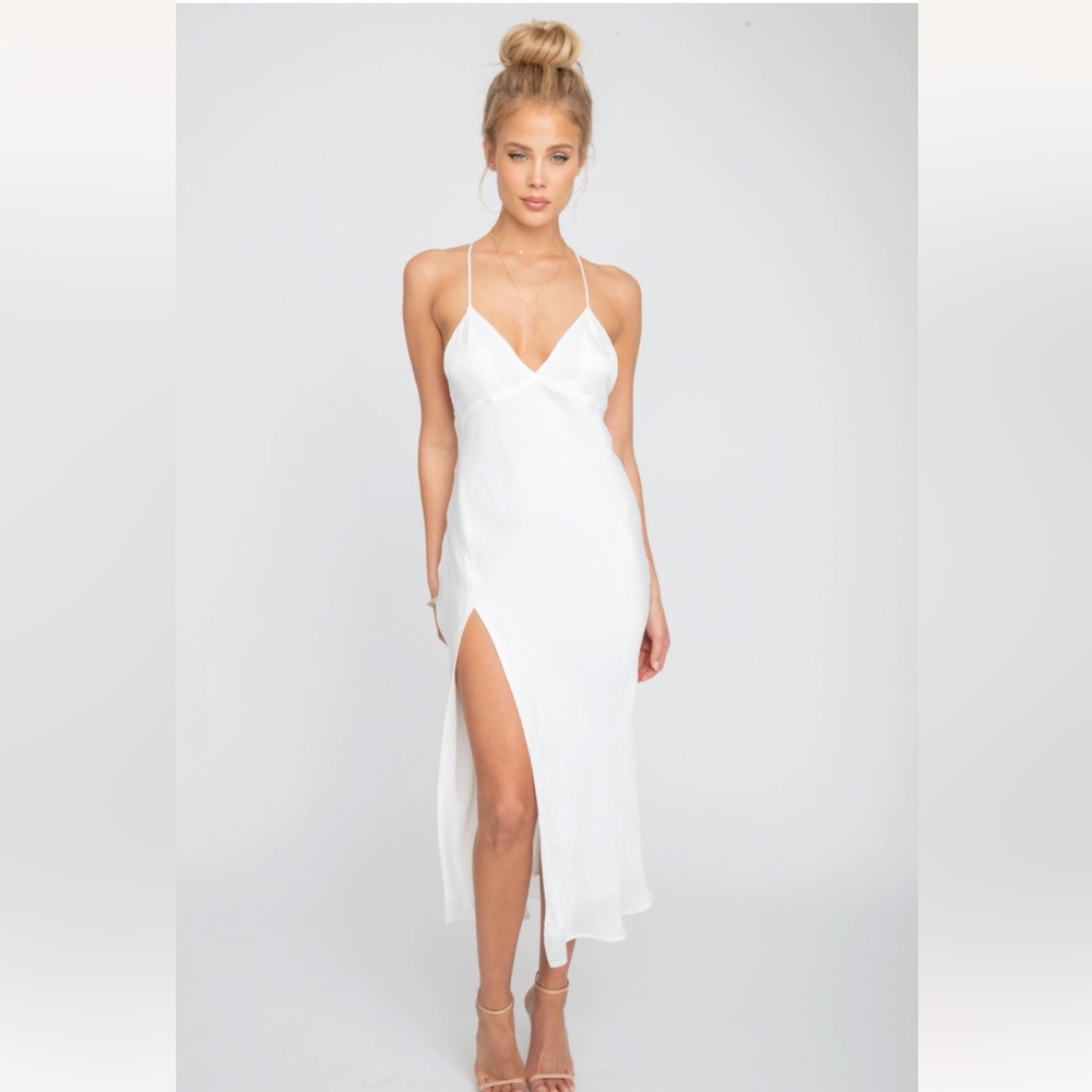 HARPER MIDI IN IVORY SIZE MEDIUM